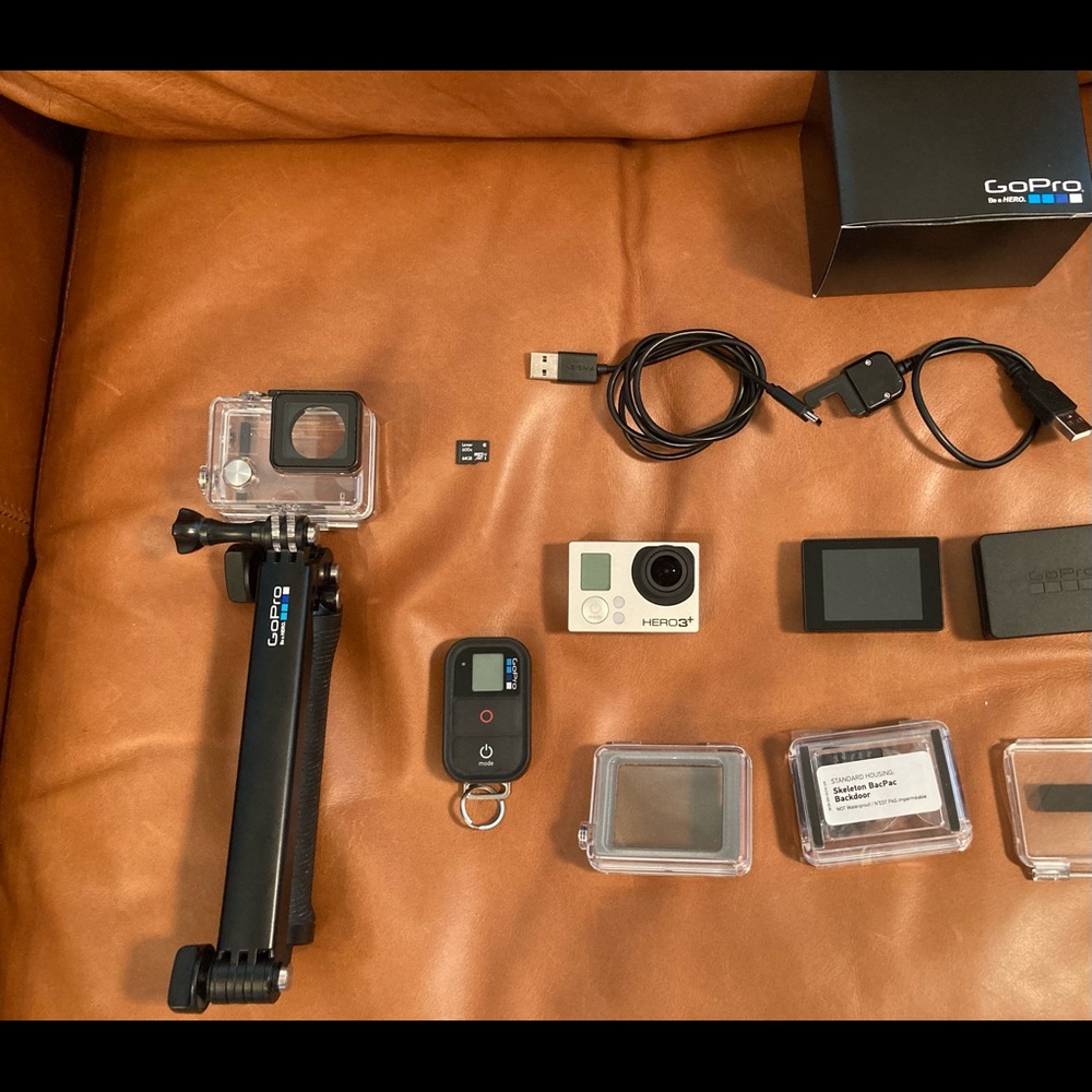 GoPro 3+ with accessories